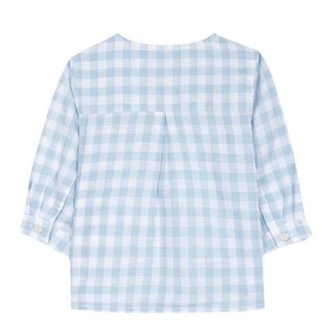Gingham Cotton with Long Sleeves