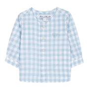 Boys Gingham Cotton Shirt