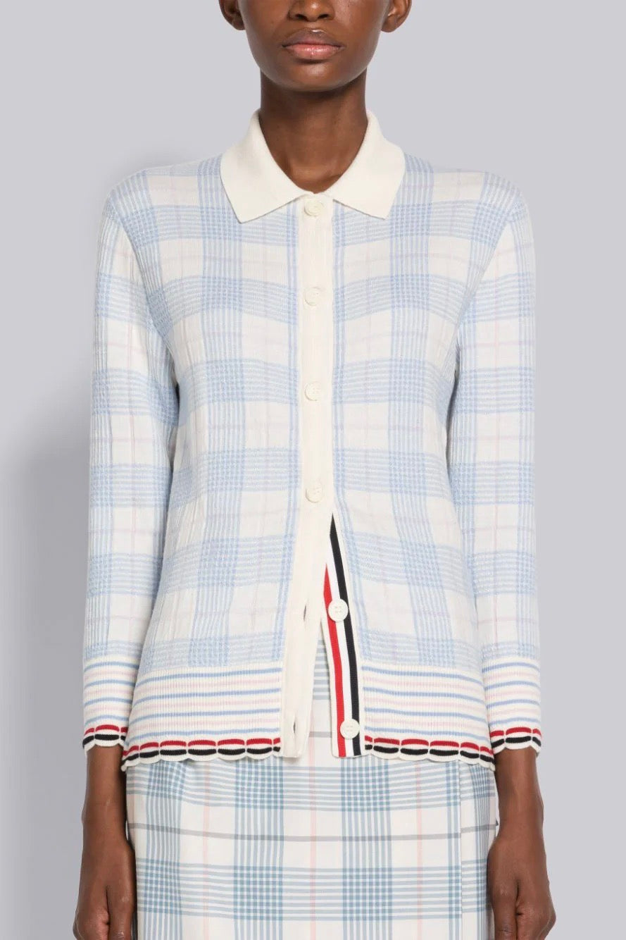 レレ様予約済み　THOM BROWNE アイボリー カーディガン 三越伊勢丹 | THOM BROWNE/トムブラウン_women 通販 | 4 BAR V